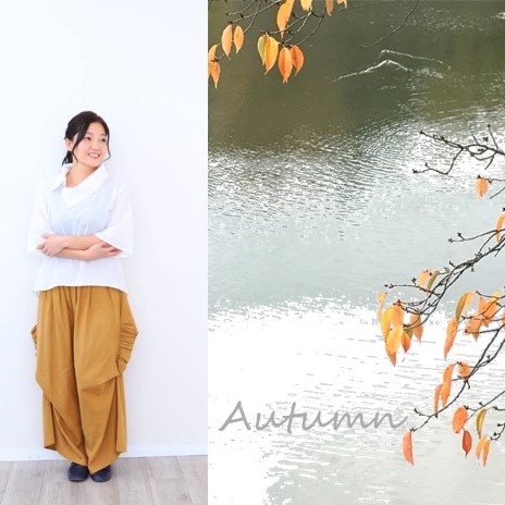 秋冬コーデ，40代，50代，autumn leaves